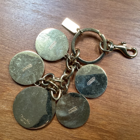 Coach Gold-tone Bag Tag/Hang Tag/Bag Charm - Picture 8 of 9